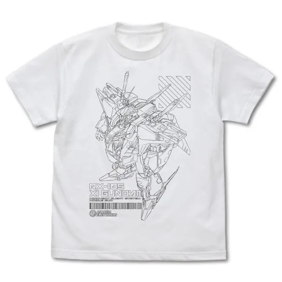 Mobile Suit Gundam: Hathaway's Flash: Xi Gundam T-shirt White S
