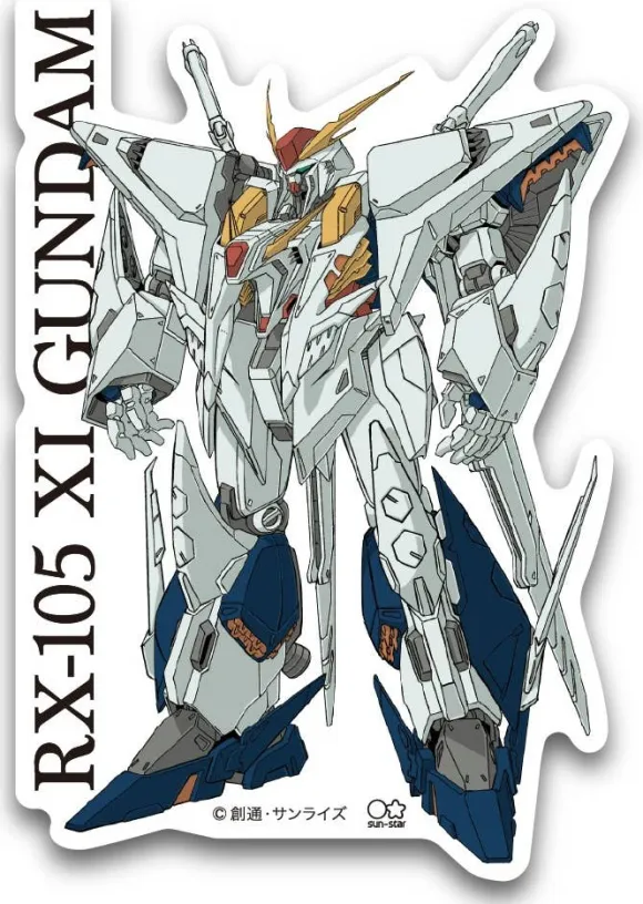 Mobile Suit Gundam: Hathaway's Flash: GSH-010 Character Die Cut Sticker Xi Gundam