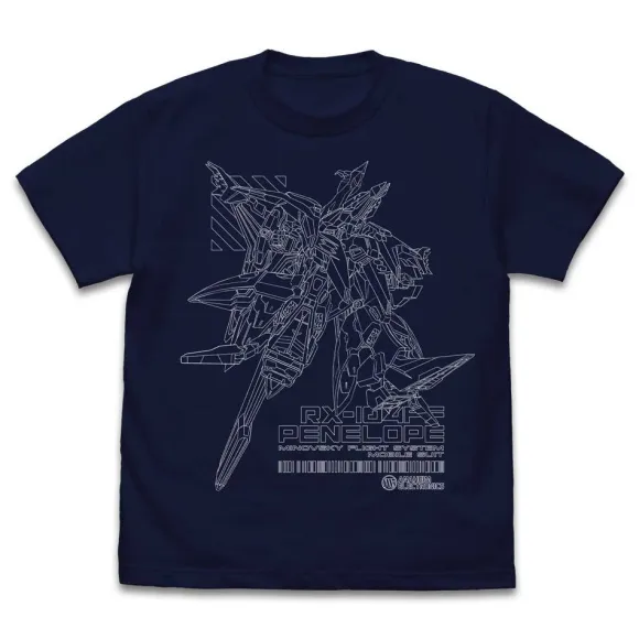 Mobile Suit Gundam: Hathaway's Flash: Penelope T-shirt Navy M