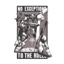 Mobile Suit Gundam: Hathaway's Flash: Messer F01 type T-shirt WHITE M