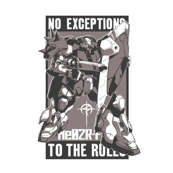 Mobile Suit Gundam: Hathaway's Flash: Messer F01 type T-shirt WHITE L
