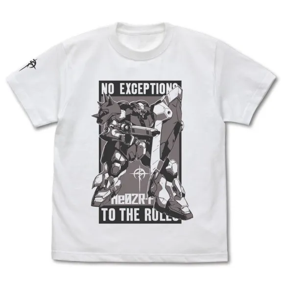 Mobile Suit Gundam: Hathaway's Flash: Messer F01 type T-shirt WHITE L