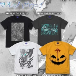 Mobile Suit Gundam Hathaway's Flash: Pumpkin Mask Face T-Shirt / Gold-L