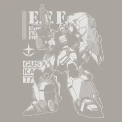 Mobile Suit Gundam: Hathaway's Flash: Gustav Karl 00 T-shirt LIGHT GRAY L