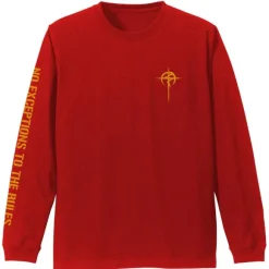 Mobile Suit Gundam: Hathaway's Flash: Mafty Sleeve Rib Long Sleeve T-shirt Red XL
