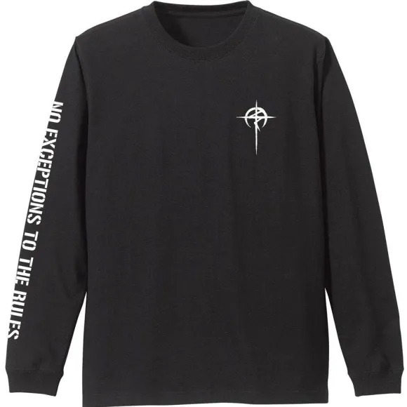 Mobile Suit Gundam: Hathaway's Flash: Mafty Sleeve Rib Long Sleeve T-shirt Black M