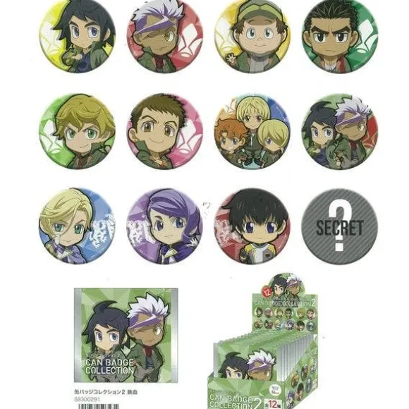 Mobile Suit Gundam: Iron-Blooded Orphans Can Badge Collection Vol.2: 1Box (12pcs)