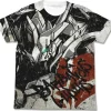 Mobile Suit Gundam: Iron-Blooded Orphans: Gundam Barbatos Lupus Full Graphic T-Shirt / White-L