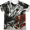 Mobile Suit Gundam: Iron-Blooded Orphans: Gundam Barbatos Lupus Full Graphic T-Shirt: White-XL