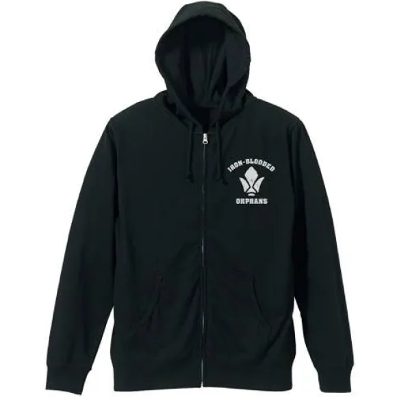 Mobile Suit Gundam: Iron-Blooded Orphans: Tekkadan Tenjiku Hoodie: Black-S