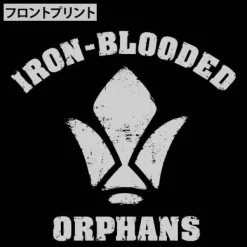 Mobile Suit Gundam: Iron-Blooded Orphans: Tekkadan Tenjiku Hoodie: Black-L