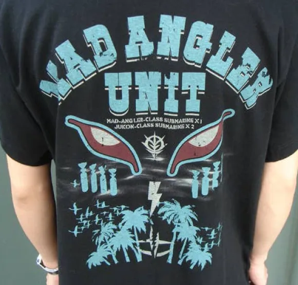 Mobile Suit Gundam: Mad Angler Corps T-Shirt / Black-Xl