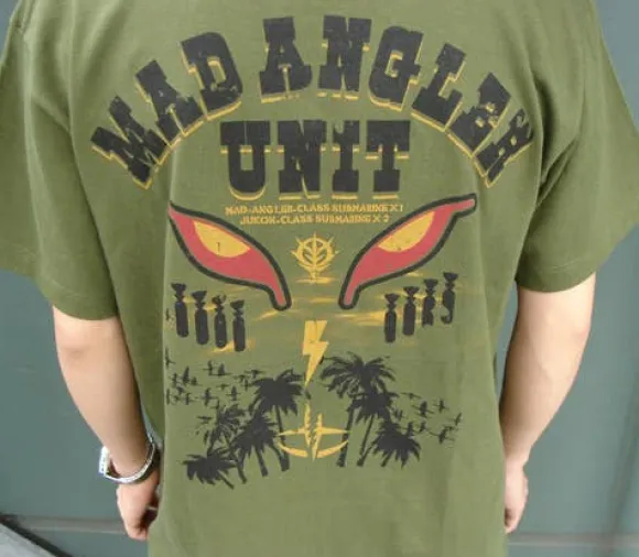 Mobile Suit Gundam: Mad Angler Corps T-Shirt / Moss-L