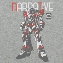 Mobile Suit Gundam Narrative: Narrative Gundam C Equipment T-shirt MIX GRAY XL