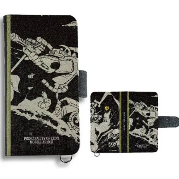 Mobile Suit Gundam Notebook Type Smartphone Cover (M) E Type