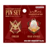 Mobile Suit Gundam Pin Set GS14 Char Aznable & A12