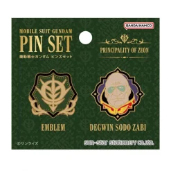 Mobile Suit Gundam Pin Set GS14 Principality of Zeon & Degwin