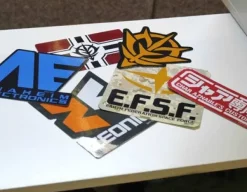 Mobile Suit Gundam: Principality of Zeon Flag Waterproof Sticker