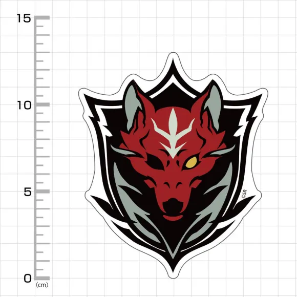 Mobile Suit Gundam: Requiem of Vengeance: Red Wolf Team Outdoor Sticker