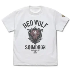 Mobile Suit Gundam: Requiem of Vengeance: Red Wolf Team T-Shirt / WHITE-M