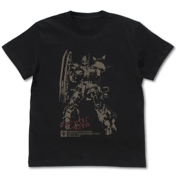 Mobile Suit Gundam: Requiem of Vengeance: Unidentified Zaku II Solari Unit T-Shirt / BLACK-S