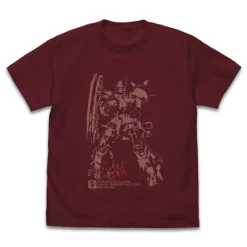 Mobile Suit Gundam: Requiem of Vengeance: Unidentified Zaku II Solari Unit T-Shirt / BURGUNDY-S
