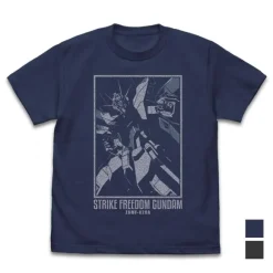Mobile Suit Gundam SEED DESTINY: Strike Freedom Gundam T-shirt Indigo M