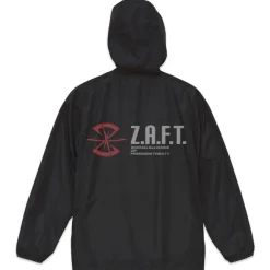 Mobile Suit Gundam SEED: Z.A.F.T. Micro Ripstop Zip Hoodie Black XL