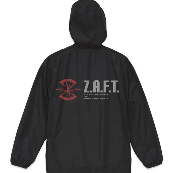 Mobile Suit Gundam SEED: Z.A.F.T. Micro Ripstop Zip Hoodie Black XL