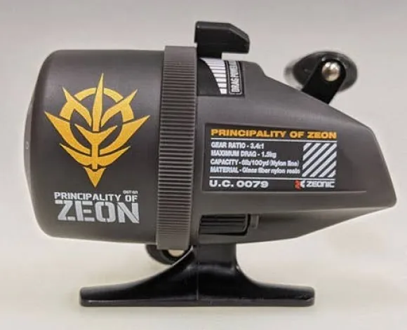 Mobile Suit Gundam Spincast Fishing Reel Zeon Army