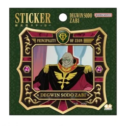 Mobile Suit Gundam Sticker GS14 Degwin Sodo Zabi