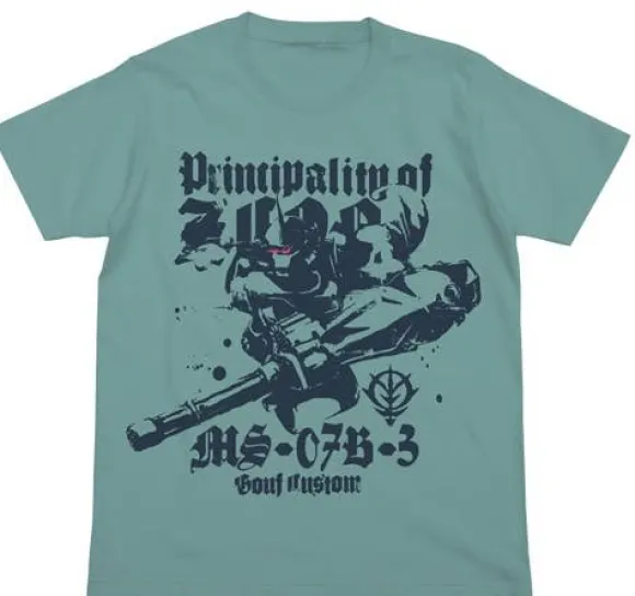 Mobile Suit Gundam: The 08th MS Team: Gouf Custom T-shirt / Sage Blue - S