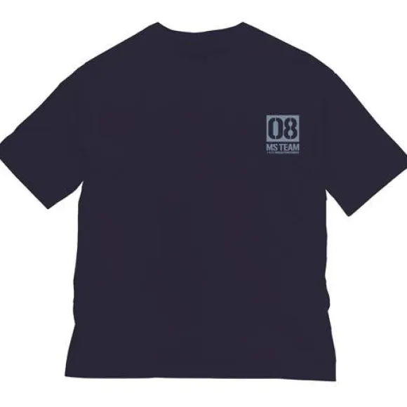 Mobile Suit Gundam: The 08th MS Team Big Silhouette T-shirt Navy XL