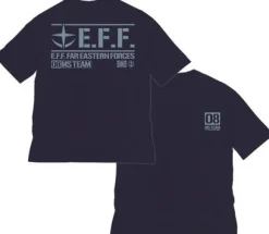 Mobile Suit Gundam: The 08th MS Team Big Silhouette T-shirt Navy XL