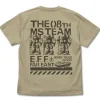 Mobile Suit Gundam: The 08th MS Team: The 08th MS Team Mobile Suit T-shirt: Sand Khaki - L