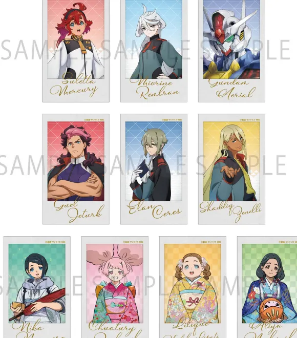 Mobile Suit Gundam The Witch From Mercury: Mini Bromide Collection 1Box 10pcs