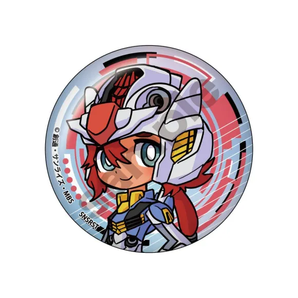 Mobile Suit Gundam The Witch From Mercury: Mecha Gurumi Can Badge Suletta Mercury