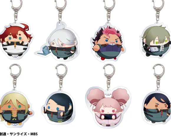 Mobile Suit Gundam The Witch From Mercury: Fuwa Kororin Acrylic Keychain 1Box 8pcs