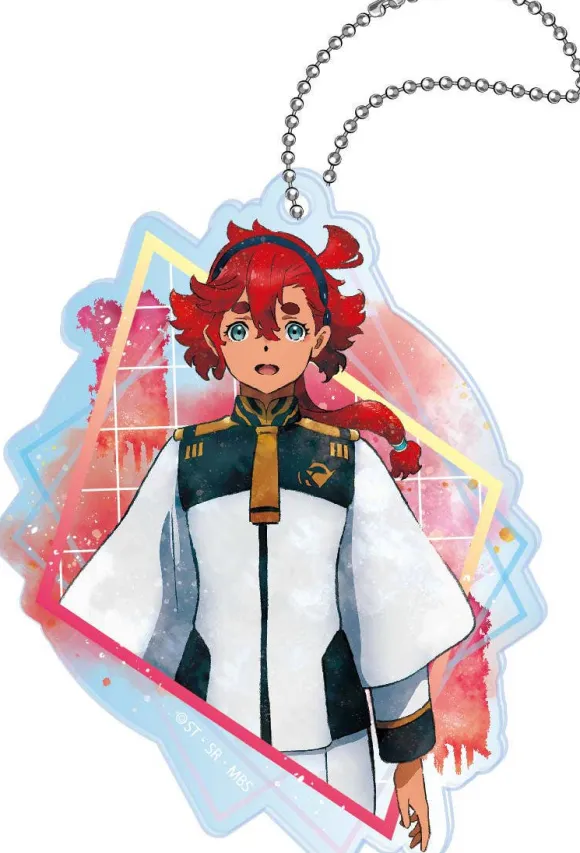 Mobile Suit Gundam The Witch From Mercury: Wet Color Series Acrylic Keychain: 1Box (8pcs)