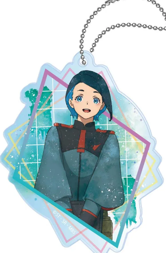 Mobile Suit Gundam The Witch From Mercury: Wet Color Series Acrylic Keychain: 1Box (8pcs)