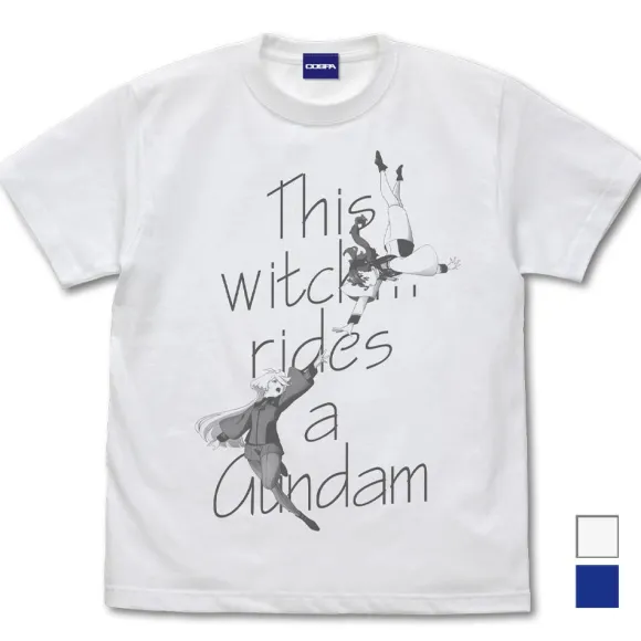 Mobile Suit Gundam The Witch From Mercury: Suletta & Miorine T-shirt WHITE L