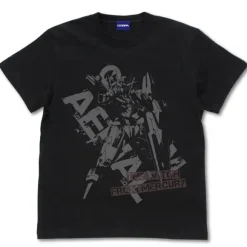 Mobile Suit Gundam The Witch From Mercury: Gundam Aerial T-shirt BLACK M