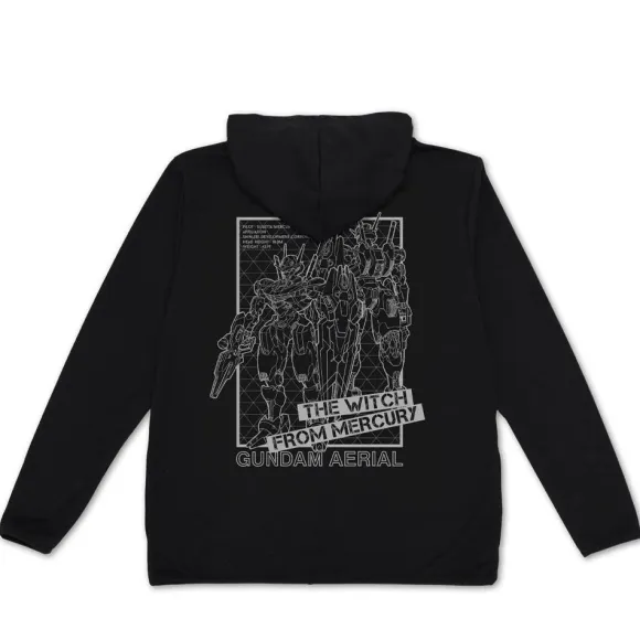 Mobile Suit Gundam The Witch From Mercury: Gundam Aerial Thin Dry Parka BLACK S