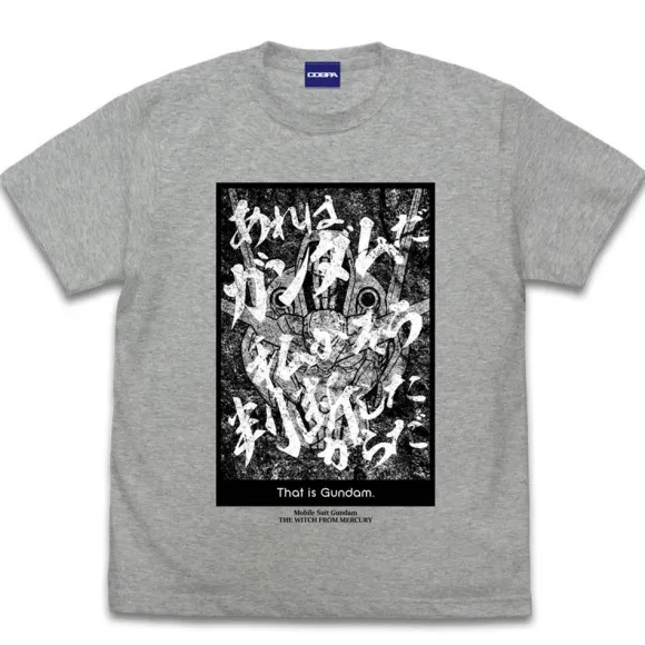 Mobile Suit Gundam The Witch From Mercury: That's a Gundam T-shirt MIX GRAY M