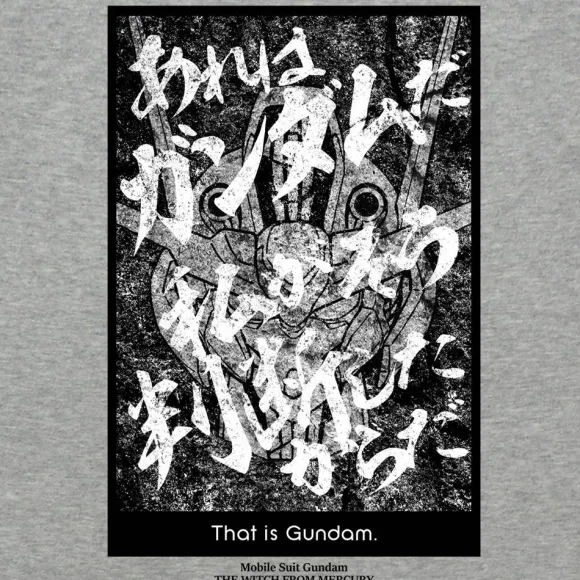 Mobile Suit Gundam The Witch From Mercury: That's a Gundam T-shirt MIX GRAY L