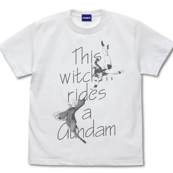 Mobile Suit Gundam The Witch From Mercury: Suletta & Miorine T-shirt WHITE M