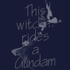 Mobile Suit Gundam The Witch From Mercury: Suletta & Miorine T-shirt NAVY S