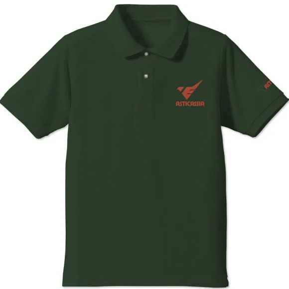 Mobile Suit Gundam The Witch From Mercury: ASTICASSIA School of Technology Holder Polo Shirt BRITISH GREEN L