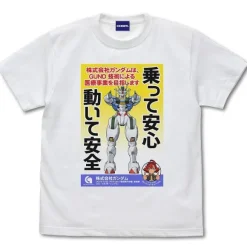 Mobile Suit Gundam The Witch From Mercury: GUND-ARM Inc. Image Poster Full Color T-shirt WHITE L