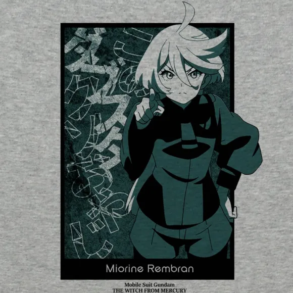 Mobile Suit Gundam The Witch From Mercury: Miorine You Hypocritical Loser of a Father T-shirt MIX GRAY S